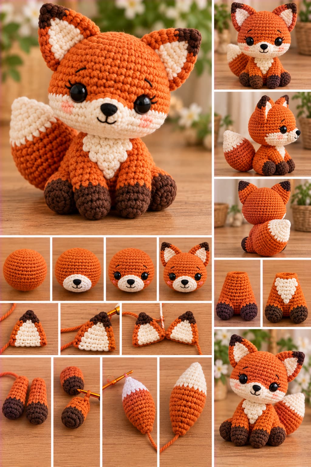 Amigurumi Crochet Little Fox