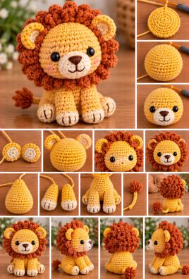 Amigurumi Crochet Miniature Lion