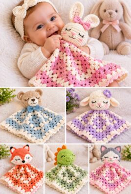 Baby Crochet Security Blanket
