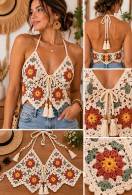 Crochet Boho Top
