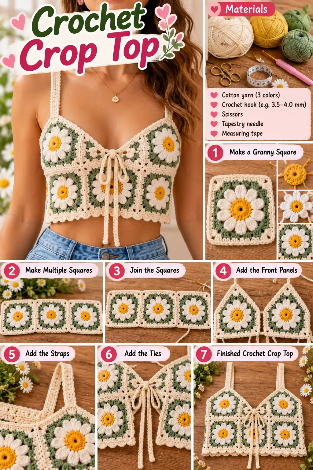 Crochet Crop Top
