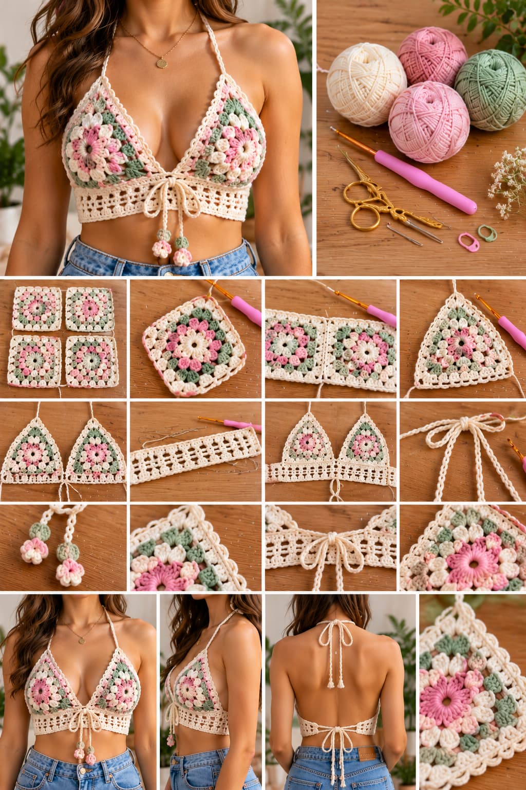 Crochet Halter Top