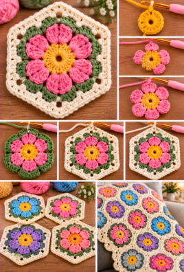 Crochet Heart-Shaped Pillow