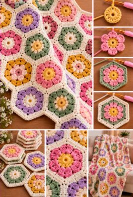 Crochet Hexagon Motif Pattern