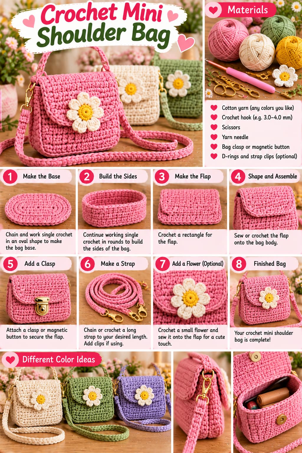 Crochet Mini Shoulder Bag