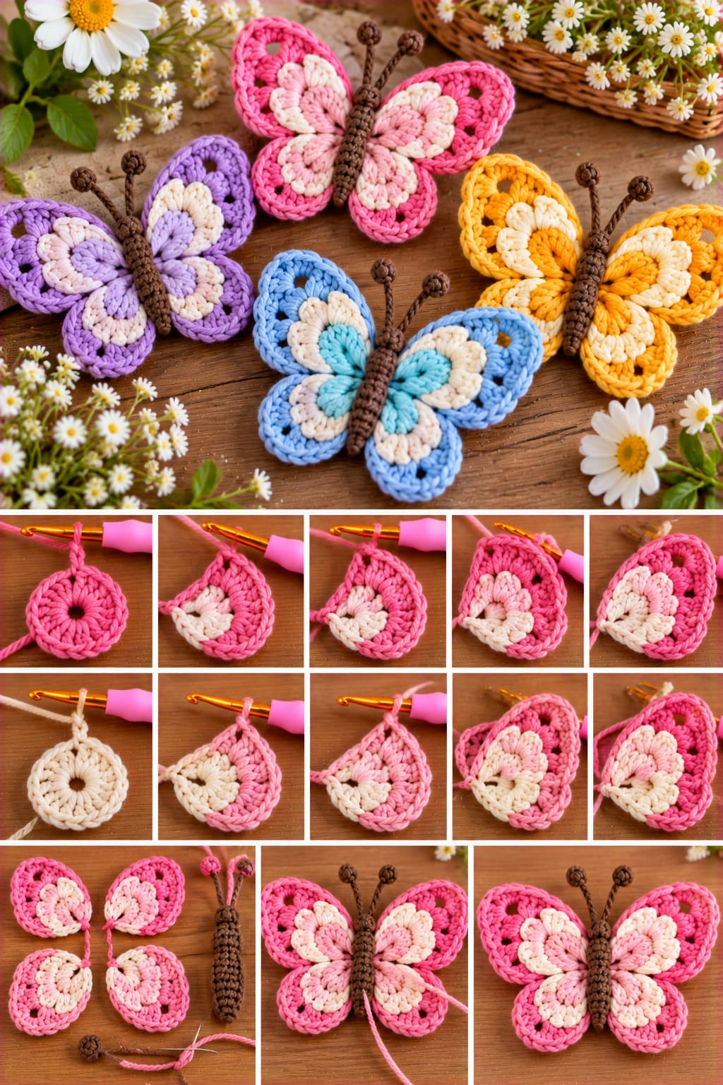 Crochet Spring Butterfly