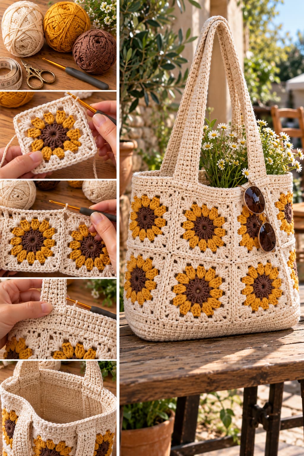 Crochet Tote Bag