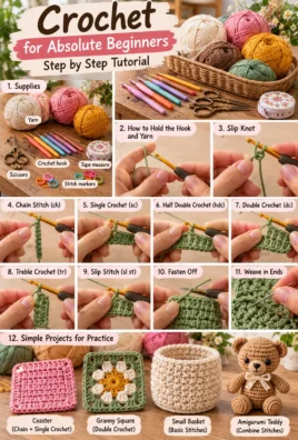 Crochet for Absolute Beginners Tutorial