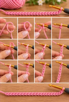 How to Make a Crochet Foundation Chain Tutorial