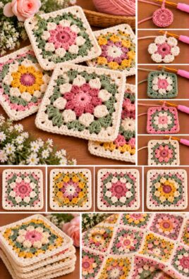 Vintage Granny Square Crochet